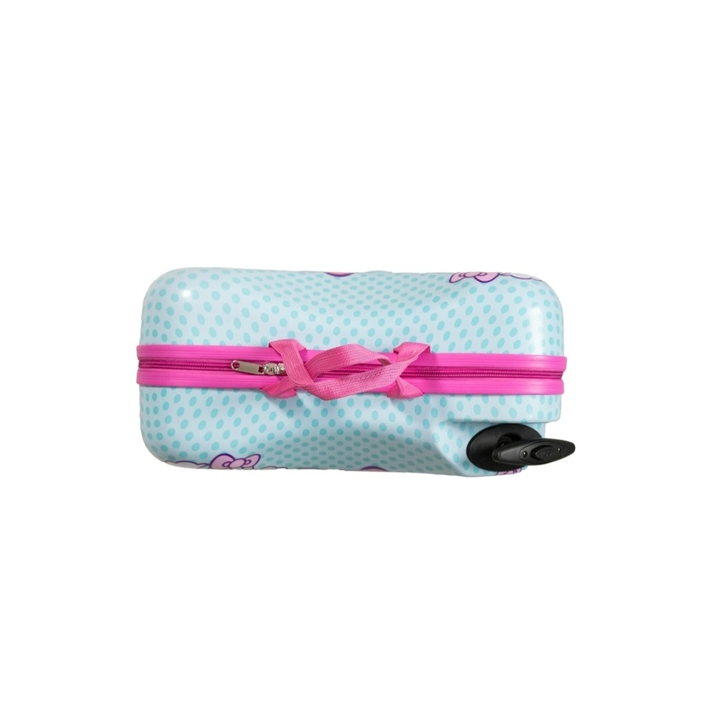Hello Kitty Light Blue & Pink Ride-On Luggage with Rainbow Graphic - Picture 4 of 6